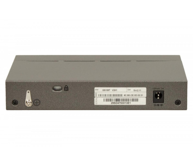 Netgear 8p GS108T-300PES (8x10/100/1000Mbit, 1xPoE-PD) - 55608 - zdjęcie 2
